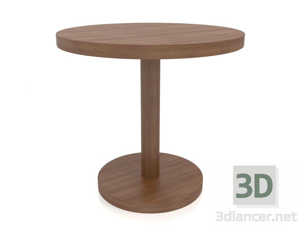 modèle 3D Table à manger DT 012 (D=800x750, bois marron clair) - preview