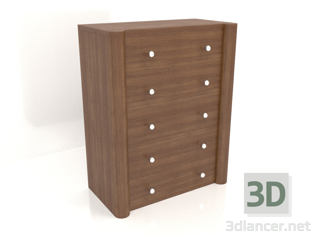 modèle 3D Commode TM 022 (910x480x1140, bois brun clair) - preview