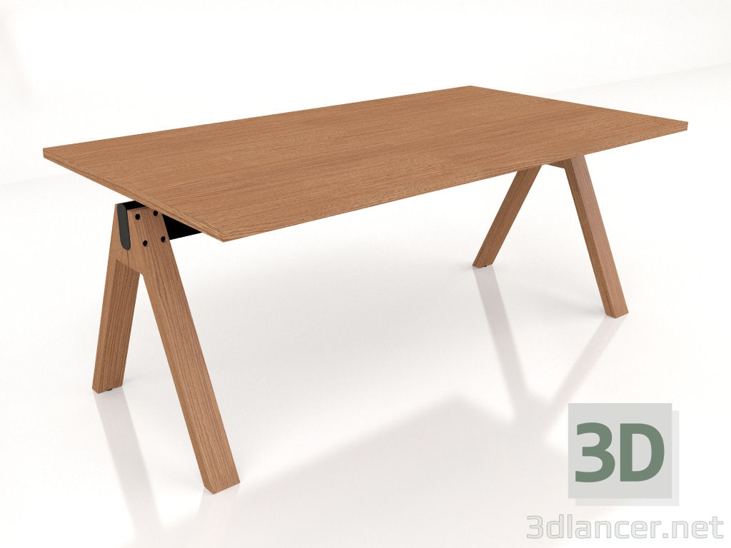 Modelo 3d Mesa de trabalho Viga Executive V01 (1800x1000) - preview