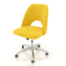 3d model Sillón Greta (amarillo) - vista previa