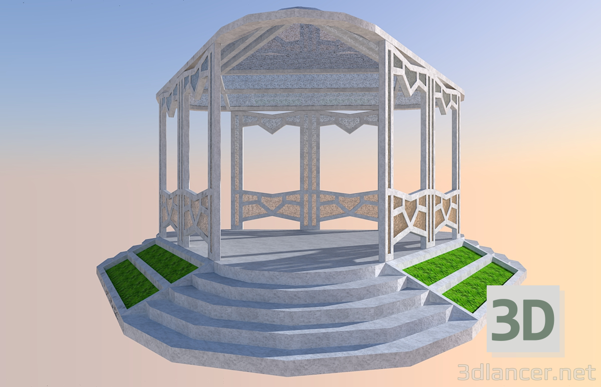 3D modeli Alkov - önizleme