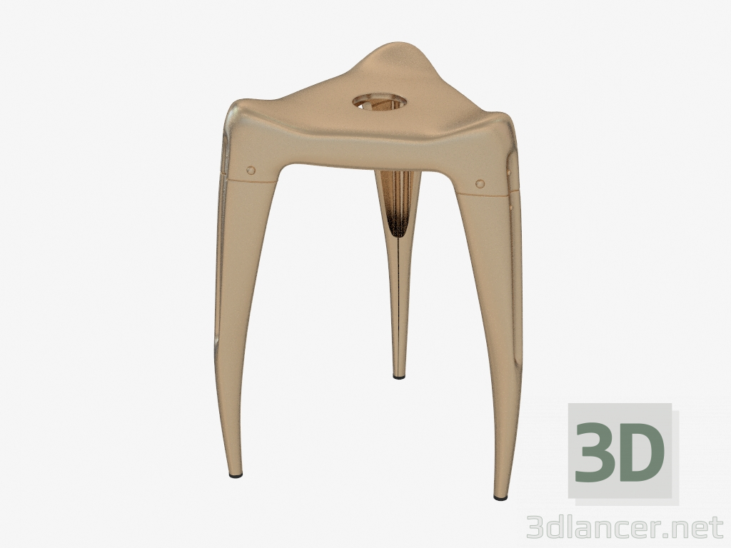 3d model Diente del juicio Taburete - vista previa