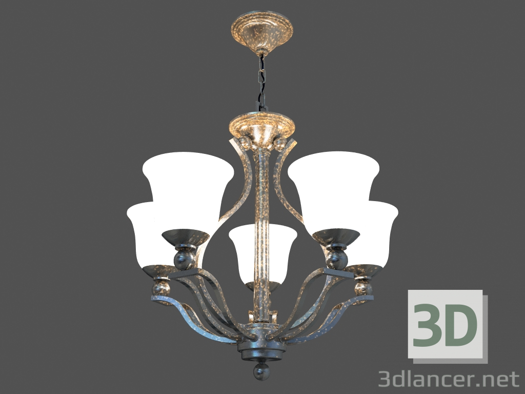 3d model Chandelier BOLLA (4655BN) - preview