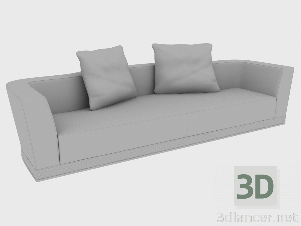 modello 3D Divano WELLES DIVANO (332X125XH74) - anteprima