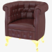 3d model Chair of Chesterfield Bella Vita (13424) - preview