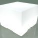 3d model Ottoman from opal white polyethylene with InOut backlight (108L) - preview