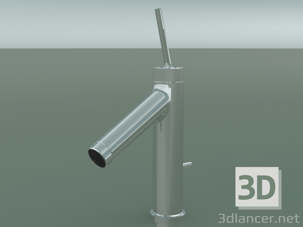 3d model Mezclador monomando de lavabo 90 (Chrome, 10111000) - vista previa