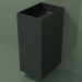 modello 3D Lavabo sospeso (03UN16302, Deep Nocturne C38, L 36, P 50, H 85 cm) - anteprima