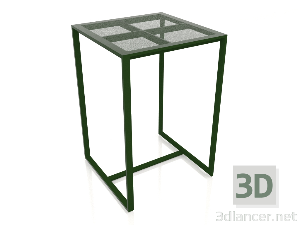 3d model Bar table (Bottle green) - preview