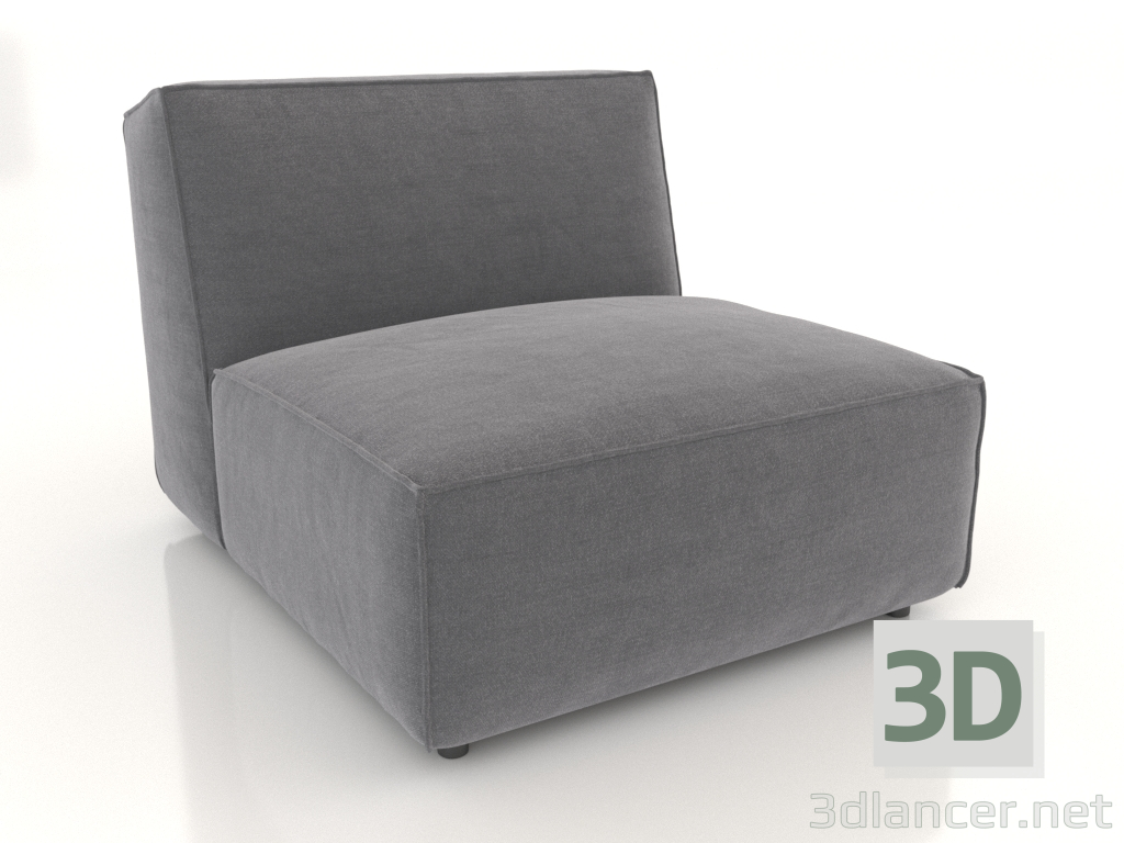 3 डी मॉडल प्रीमियम मॉड्यूलर सोफा कोमो (केंद्रीय तत्व) - पूर्वावलोकन