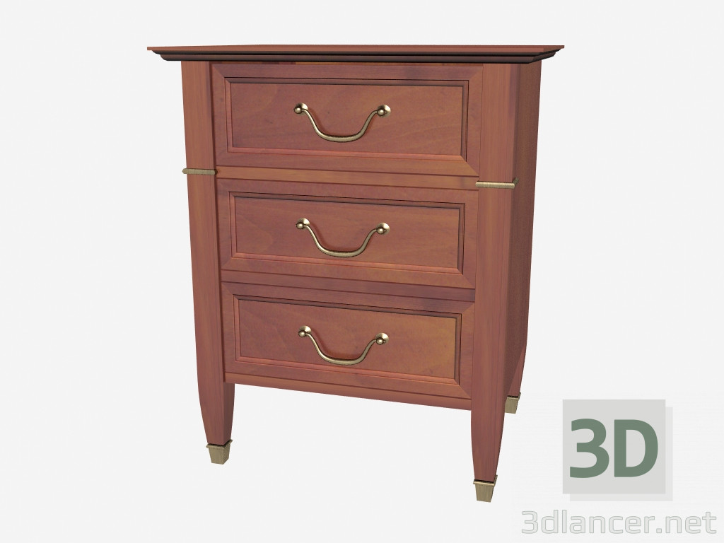 3D Modell Klassischer Schrank DE310 - Vorschau