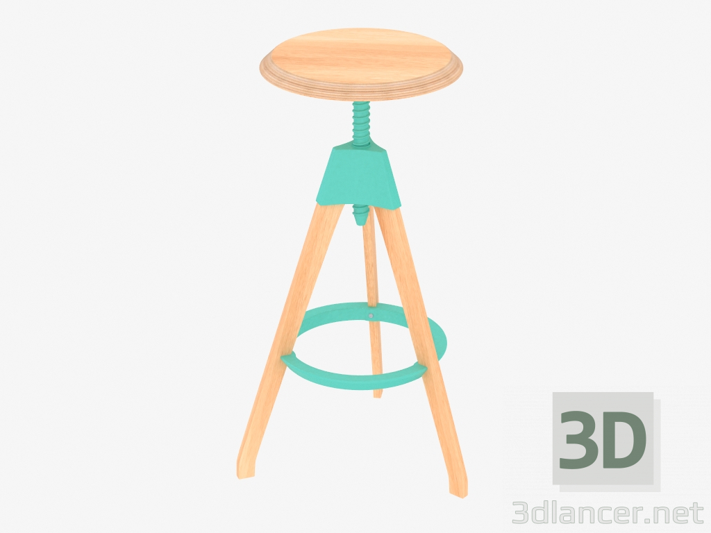 Modelo 3d Cadeira de bar Jerry - preview