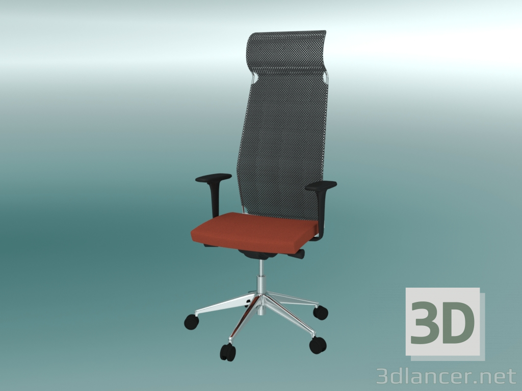 3d model Silla giratoria (11S P51) - vista previa