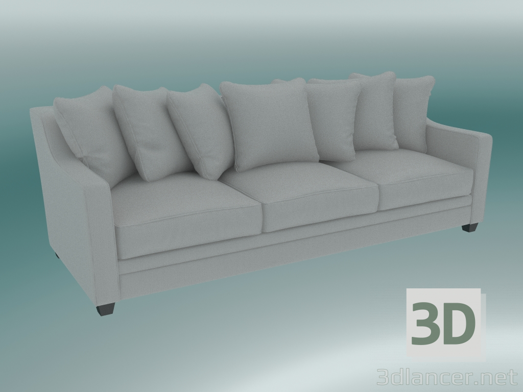 3d model Sofá Burton 260 - vista previa