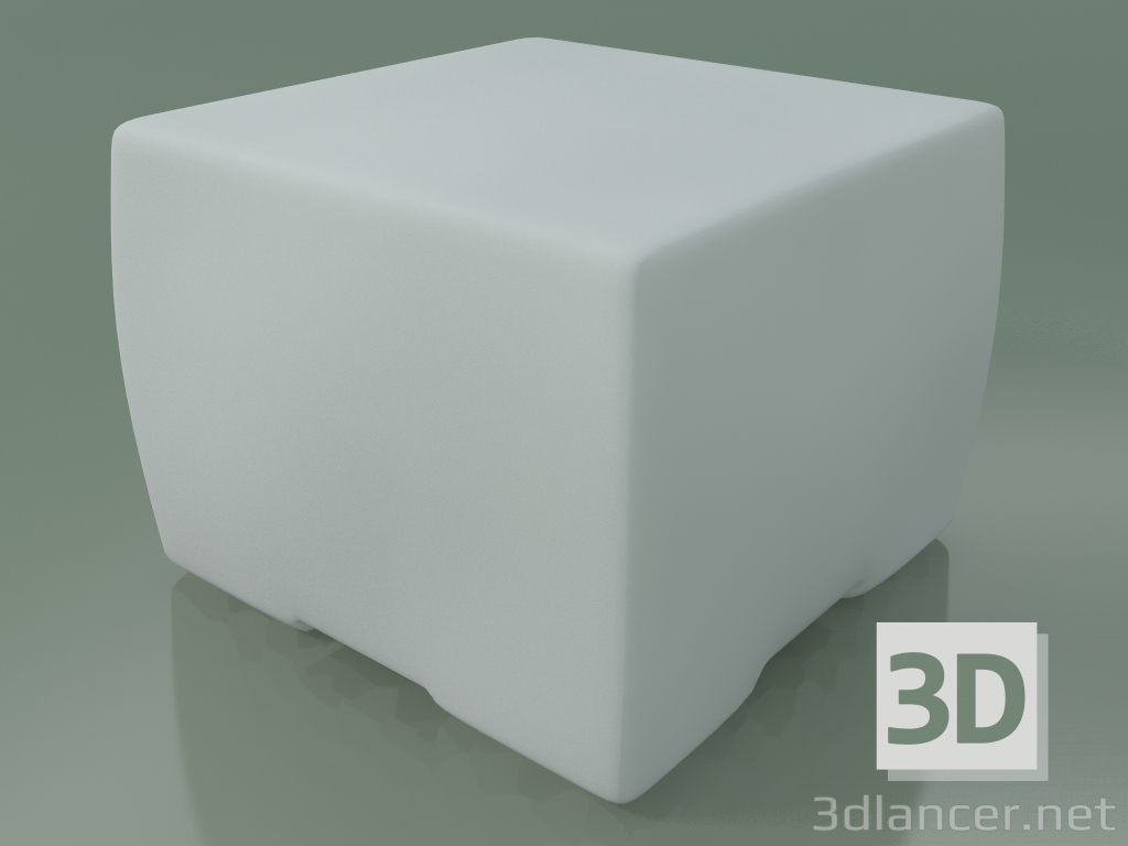 3d model Ottoman from Opal White InOut Polyethylene (108) - preview