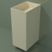 modello 3D Lavabo sospeso (03UN16302, Bone C39, L 36, P 50, H 85 cm) - anteprima