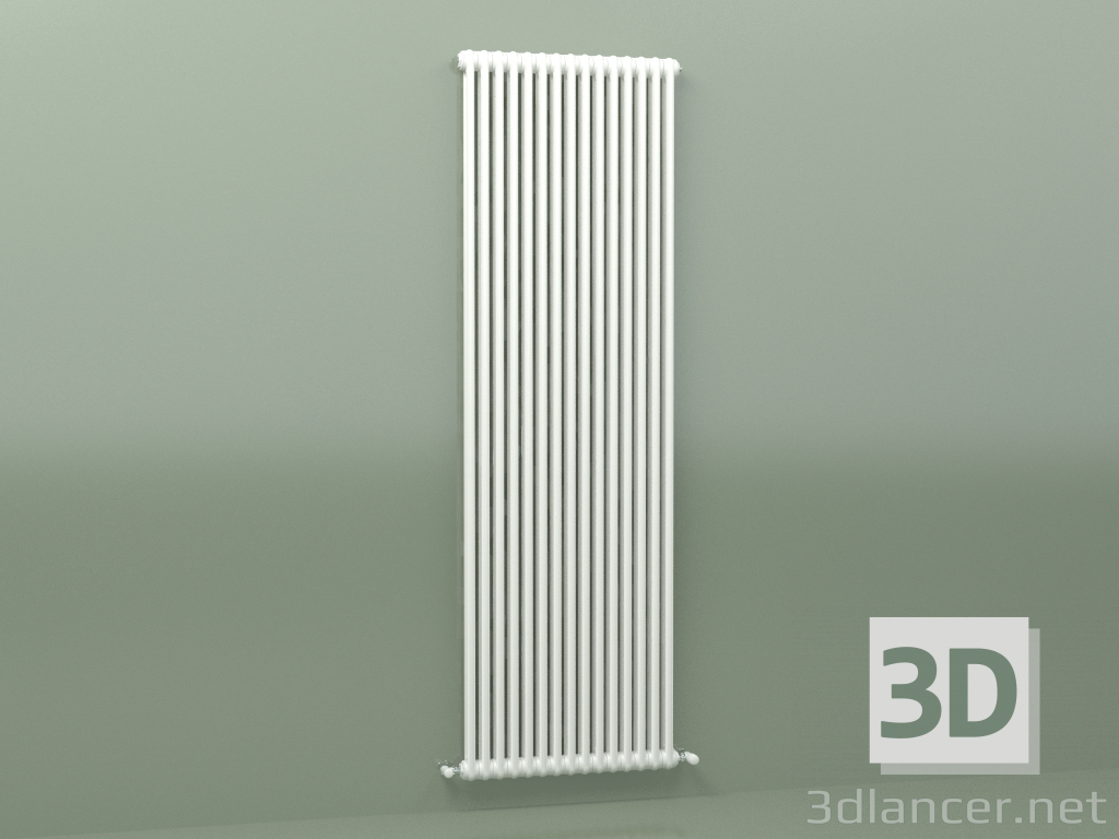 modello 3D Radiatore TESI 2 (H 2200 15EL, Standard bianco) - anteprima