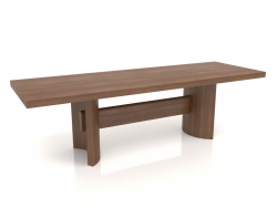 Banc VK (1200x400x350, bois brun clair)