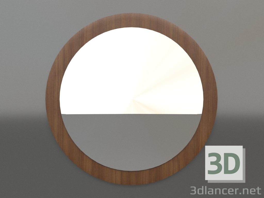 3d model Espejo ZL 25 (D=900, marrón madera claro) - vista previa