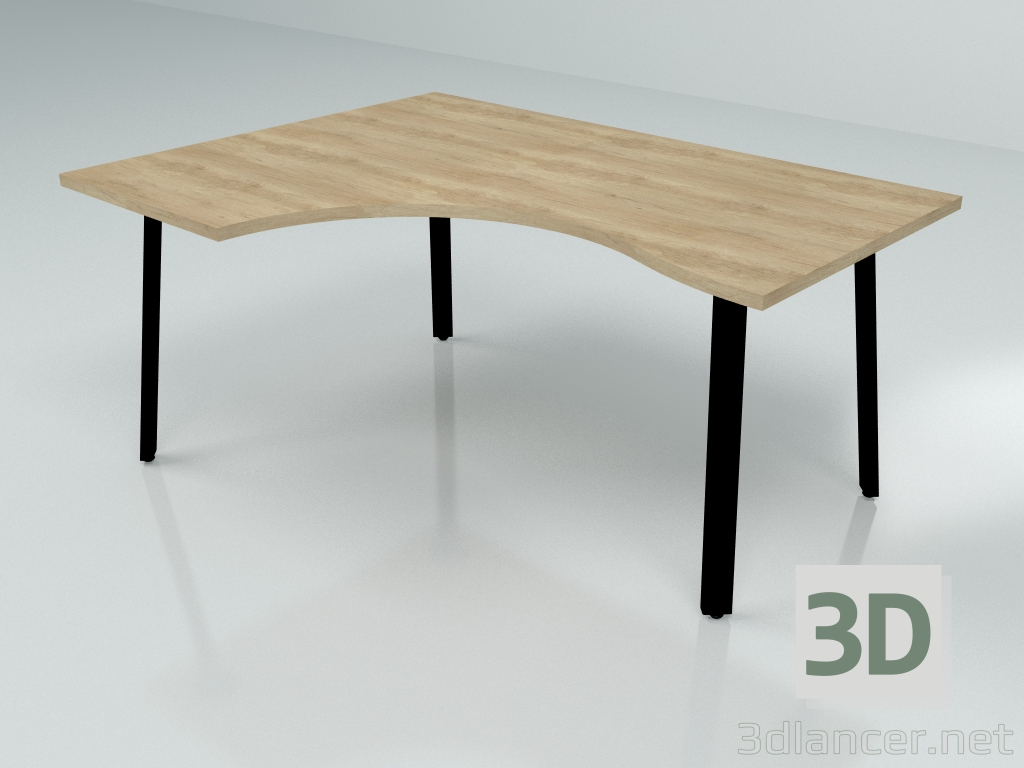 3d model Mesa de trabajo Ogi A BAG010 (1600x1200) - vista previa