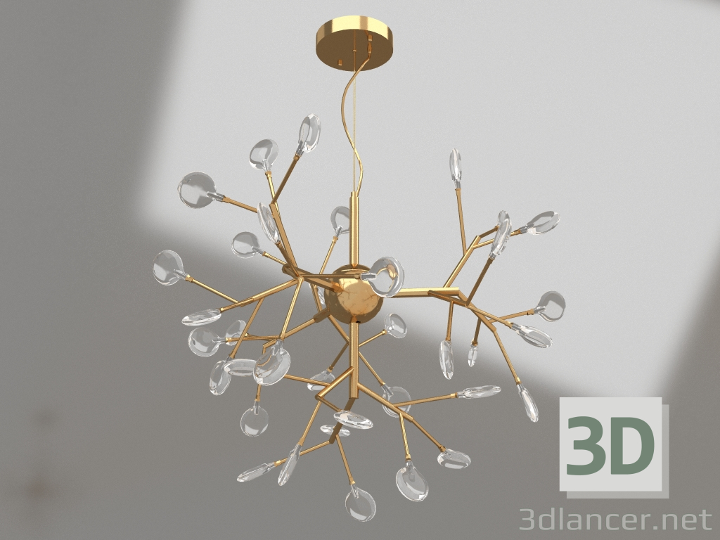 3D Modell Kronleuchter Wetta gold (07521-36.33) - Vorschau