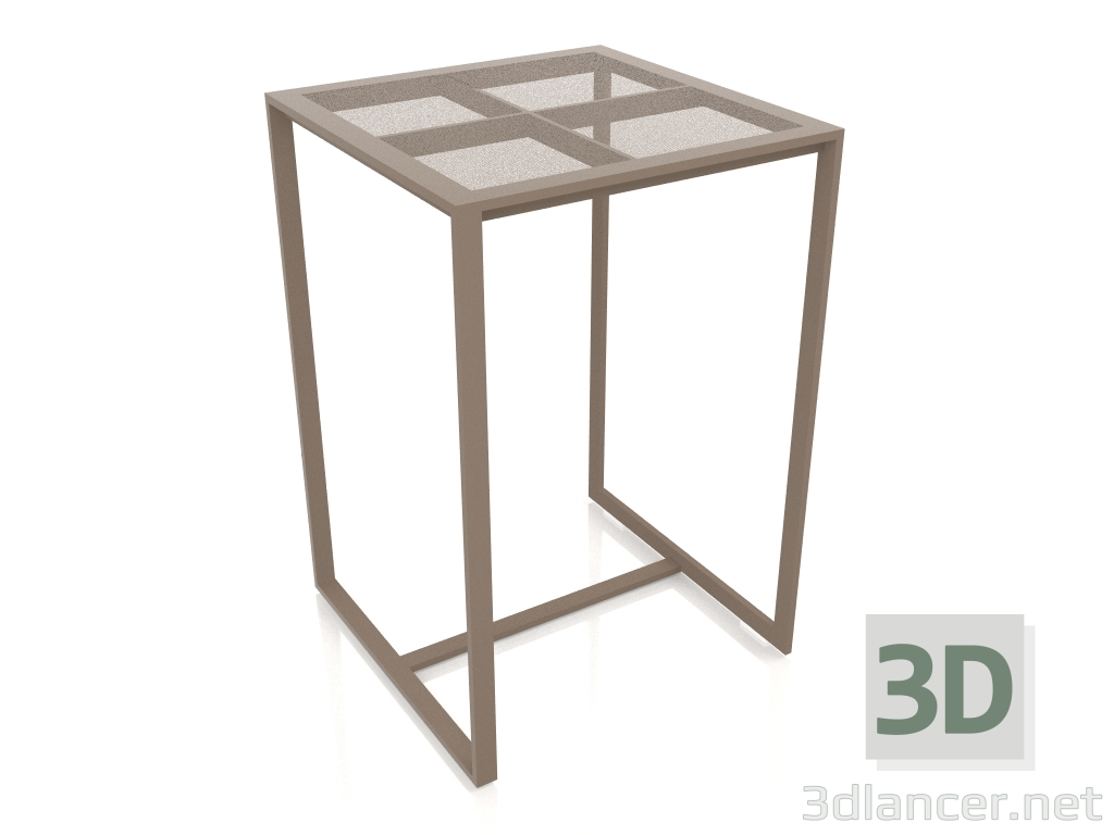 modèle 3D Table de bar (Bronze) - preview