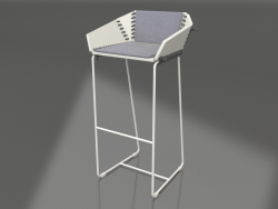 High chair with back (Agate gray)