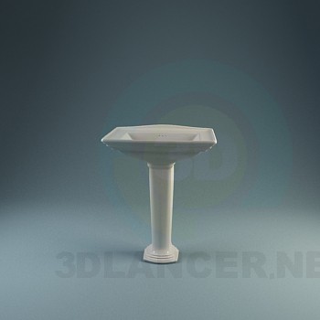 3d model A collection of classic sinks - preview