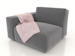 Sofá modular premium Como (elemento izquierdo)