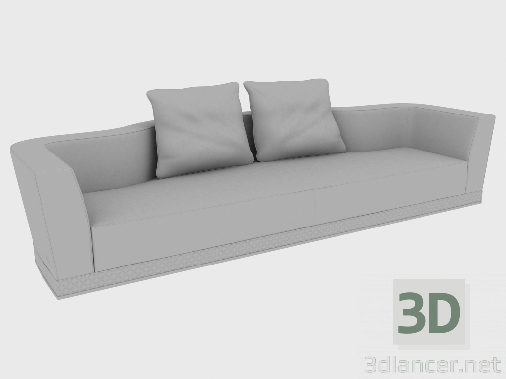 3d модель Диван WELLES SOFA (362X125XH74) – превью