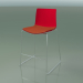 3d model Bar stool 0304 (on a sled, with a pillow on the seat, polypropylene PO00104) - preview