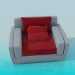 3d model Chair with cushion - preview