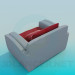 3d model Chair with cushion - preview