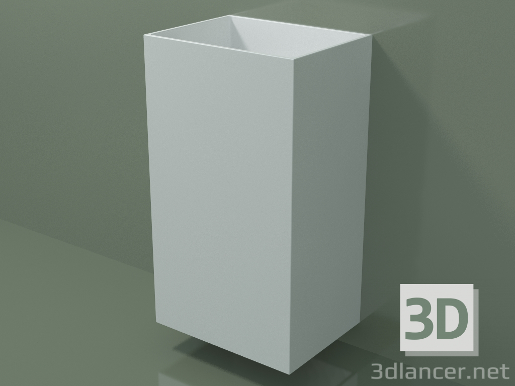 3d model Wall-mounted washbasin (03UN26102, Glacier White C01, L 48, P 36, H 85 cm) - preview