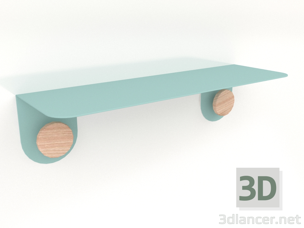 3d model Wall shelf Hook 50 (Light green) - preview