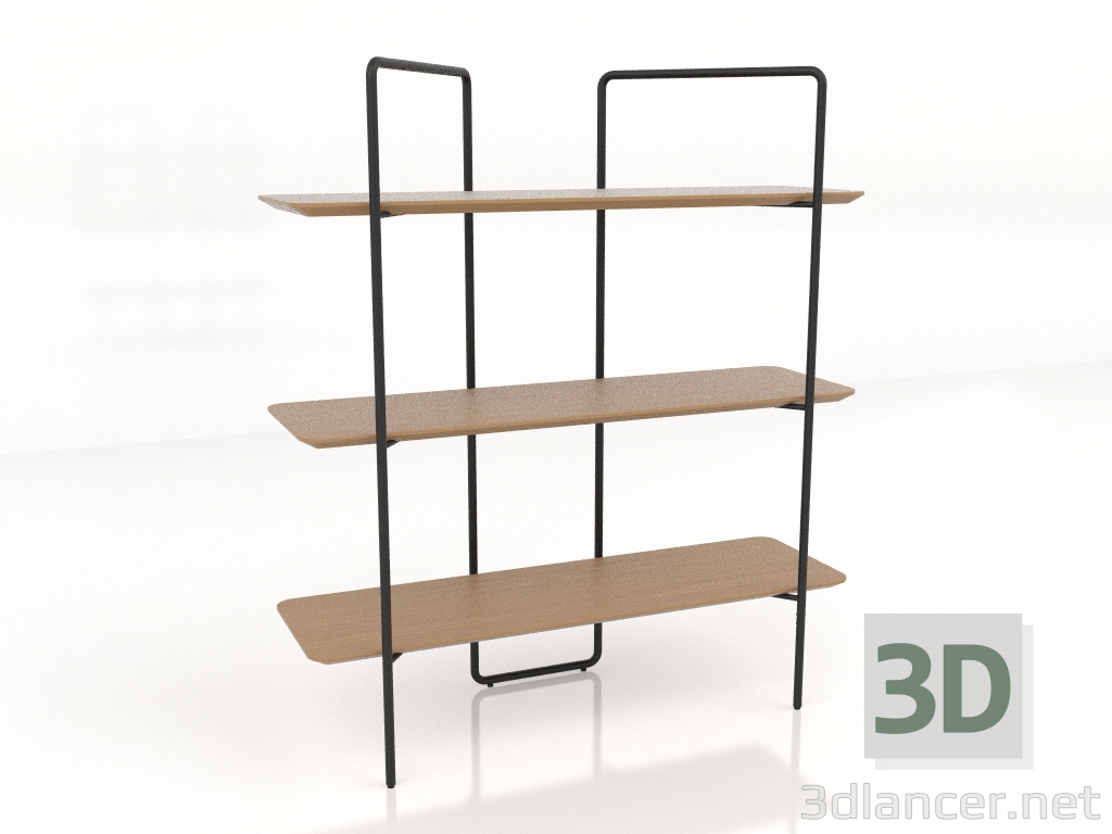 3d model Bastidor modular 02 (2x3) - vista previa