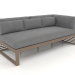 3d model Modular sofa, section 1 right (Bronze) - preview