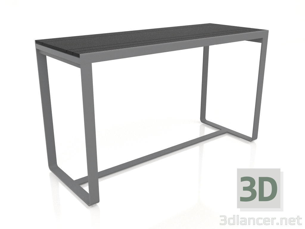 3d model Mesa de bar 180 (DEKTON Domoos, Antracita) - vista previa