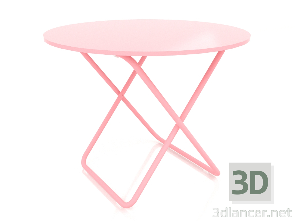 modello 3D Tavolo da pranzo (Rosa) - anteprima