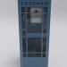 cabina telefónica 1 3D modelo Compro - render