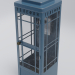 cabina telefónica 1 3D modelo Compro - render