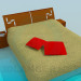 3d model Cama - vista previa