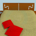 3D Modell Bett - Vorschau