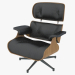 Modelo 3d Poltrona de couro Eames Lounge - preview