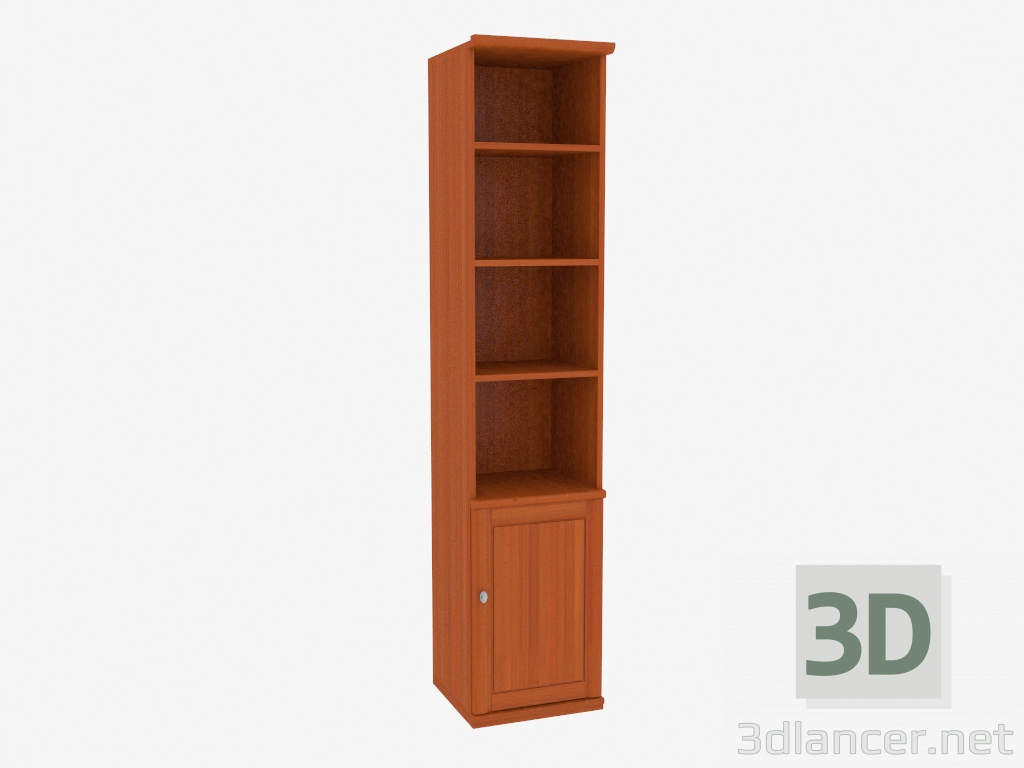 3D modeli Kitaplık dar (9704-21) - önizleme