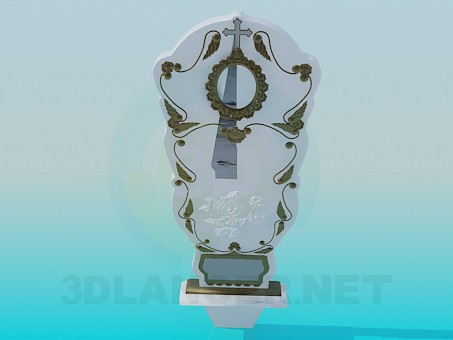 modello 3D Tombstone - anteprima