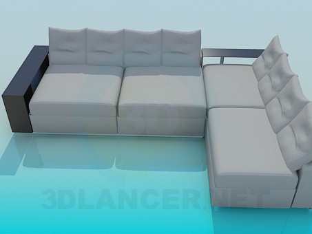 3d model Corner sofa - preview