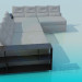 3d model Corner sofa - preview