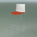 3d model Bar stool 0304 (on a sled, with a pillow on the seat, polypropylene PO00101) - preview