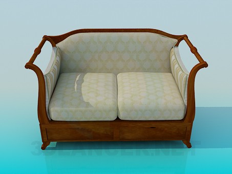 3d model Sofa - preview